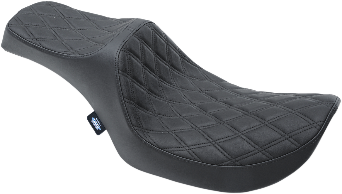 DRAG SPECIALTIES SEATS Predator III Seat - Double Diamond - Black Stitching - FXR '82-'00 0805-0135