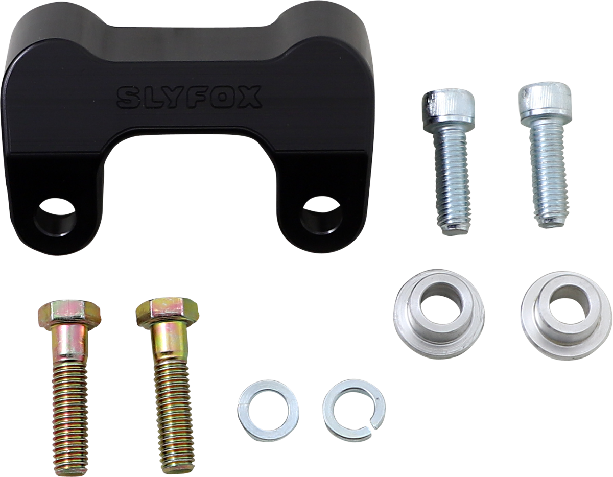 SLYFOX Relocation Bracket - Riser - Black TM-SLY1