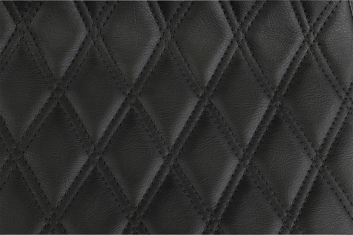 DRAG SPECIALTIES SEATS Extended Reach Predator III Seat - Double Diamond - Black Stitching - FL '99-'07 08011369