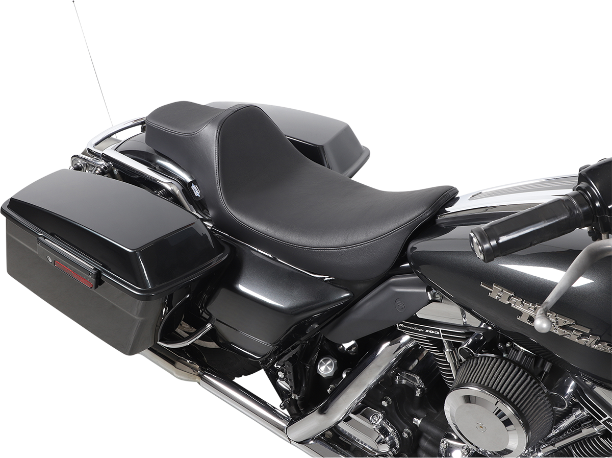 DRAG SPECIALTIES SEATS Extended Reach Predator III Seat - Smooth - Black - FL '99-'07 08011368