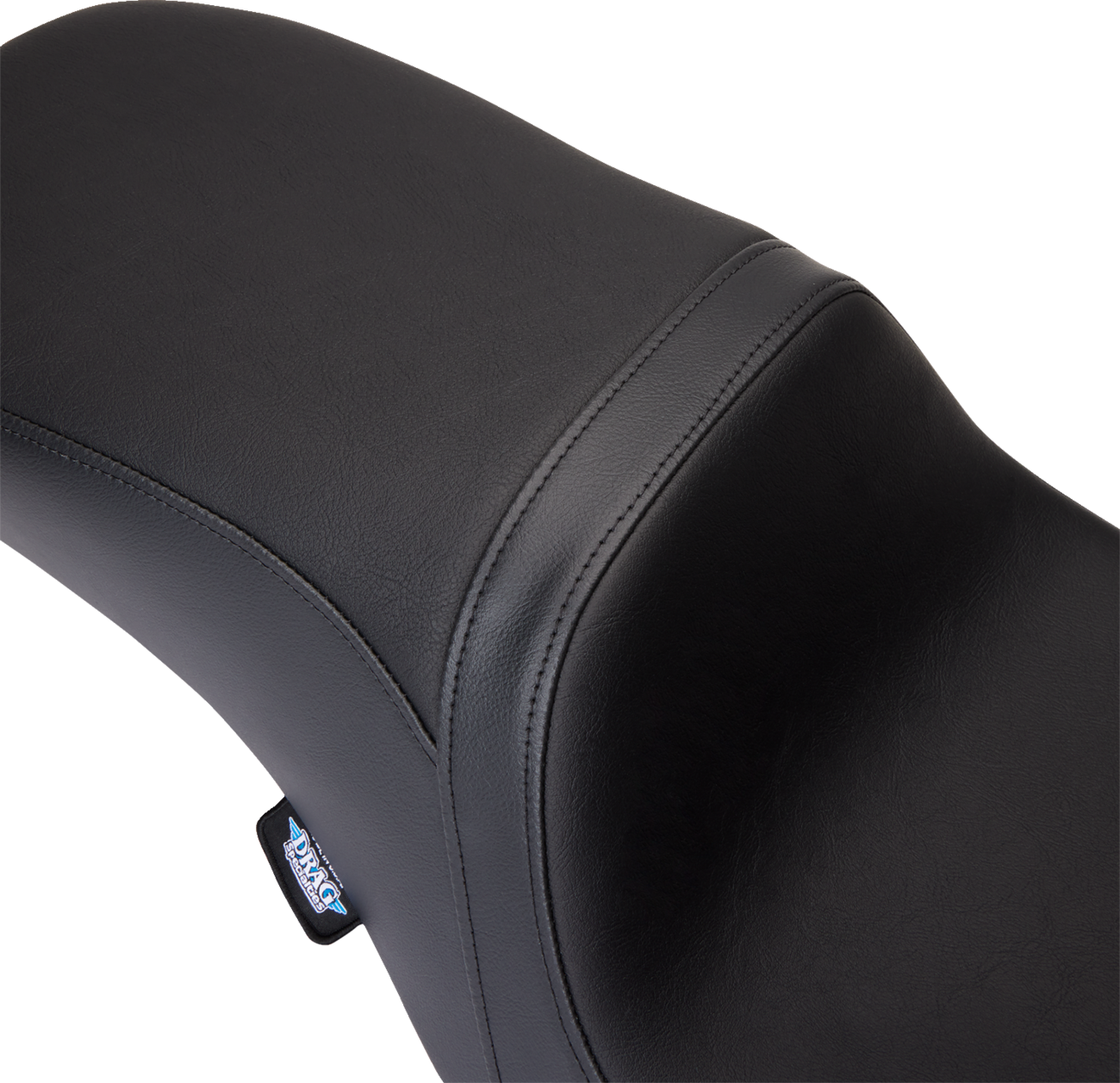 DRAG SPECIALTIES SEATS Predator 2-Up Seat - Vinyl - Black - Smooth - w/o Backrest - FLH/FLT '08-'24 0801-1487
