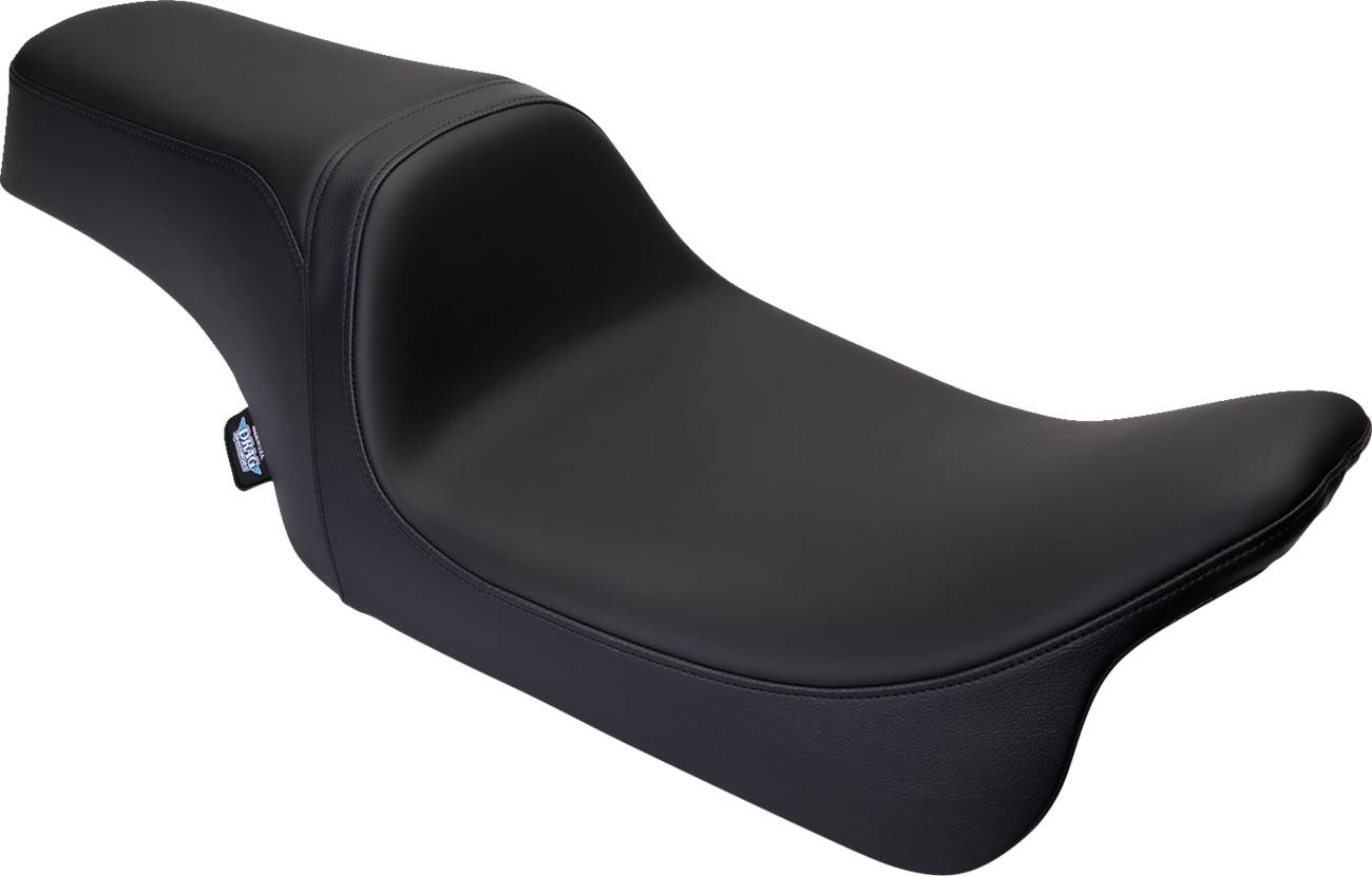 DRAG SPECIALTIES SEATS Predator 1Up Seat - Solar Leather - Black - Smooth - FLH '08-'23 08011493