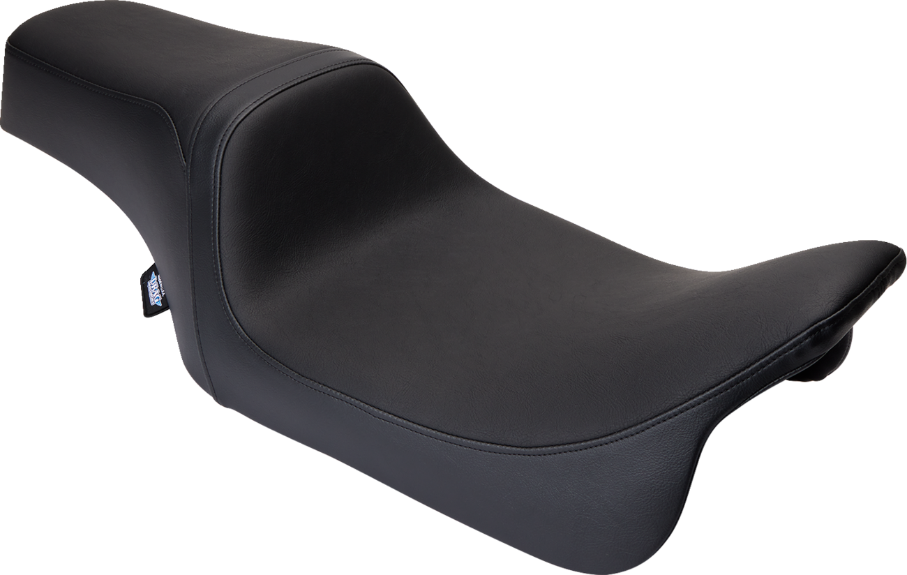 DRAG SPECIALTIES SEATS Predator 1Up Seat - Vinyl - Black - Smooth - FLH '08-'23 0801-1480