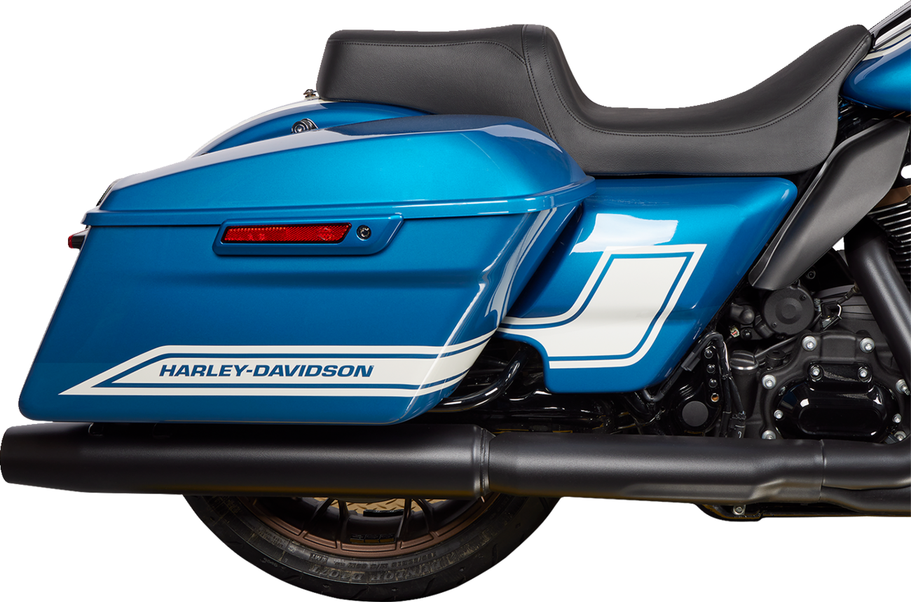 DRAG SPECIALTIES SEATS Predator 1Up Seat - Vinyl - Black - Smooth - FLH '08-'23 0801-1480