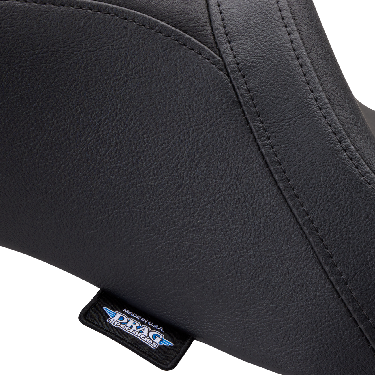 DRAG SPECIALTIES SEATS Predator 2-Up Seat - Vinyl - Smooth - w/o Backrest - FLH/FLTR '08-'24 0801-1499