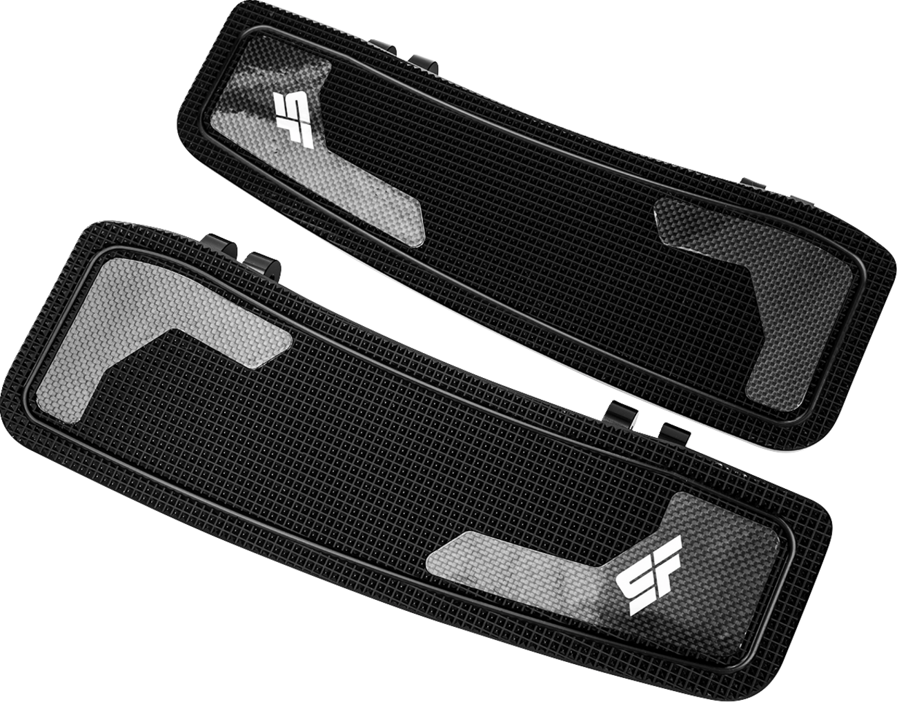 SLYFOX Driver Floorboards - Black Anodized - Touring SF-905-00-1