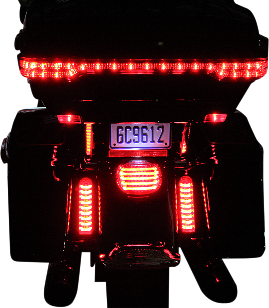 CUSTOM DYNAMICS ProBEAM? Fillerz? Lights - Red - Chrome PB-FILL-R-C