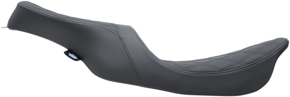 DRAG SPECIALTIES SEATS Predator 2-Up Seat - Double Diamond - Black Stitching - FL '99-'07 0801-1154