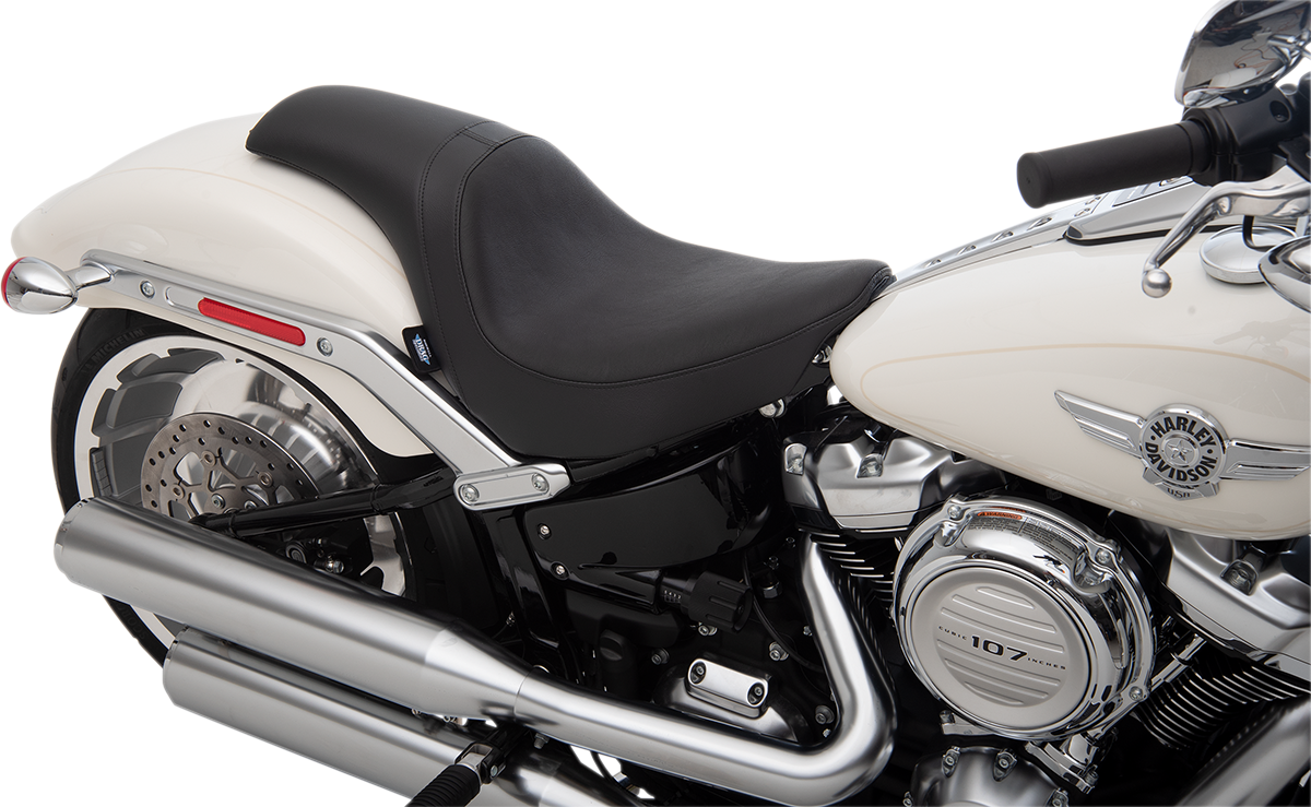 DRAG SPECIALTIES SEATS Predator Seat - Vinyl - Smooth - FL/FX '18-'25 0802-1181
