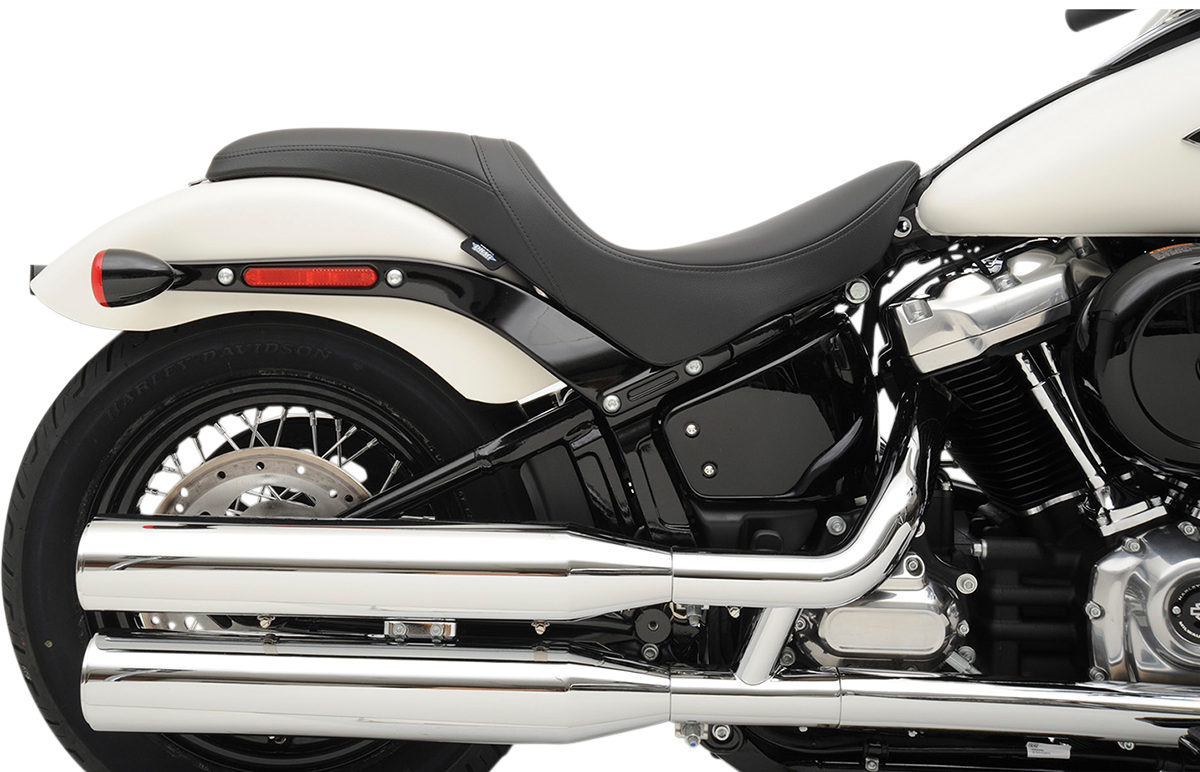 DRAG SPECIALTIES SEATS Predator Seat - Solar Leather - Smooth - FL/FX '18-'22 0802-1153