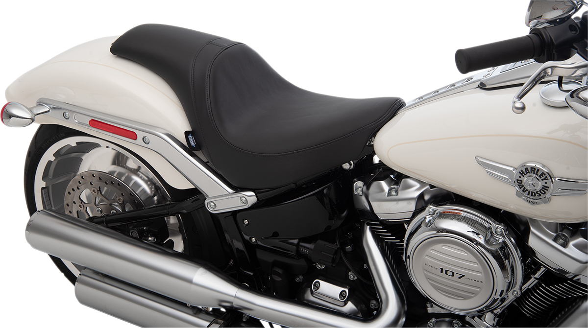 DRAG SPECIALTIES SEATS Predator Seat - Solar Leather - Smooth - FLFB/S '18-'22 0802-1182