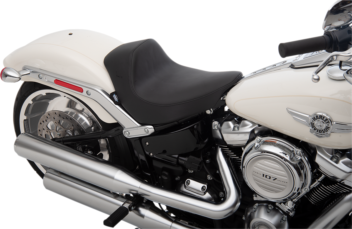 DRAG SPECIALTIES SEATS EZ-Solo Seat - Smooth - Solar-Reflective Leather - FLFB/S '18-'22 0802-1184