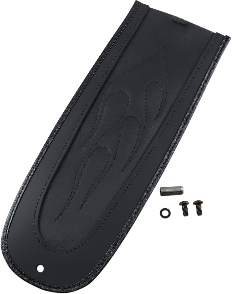 DRAG SPECIALTIES SEATS Fender Skin - Flame Stitched Automotive-Grade Vinyl Center - 15" 1405-0152