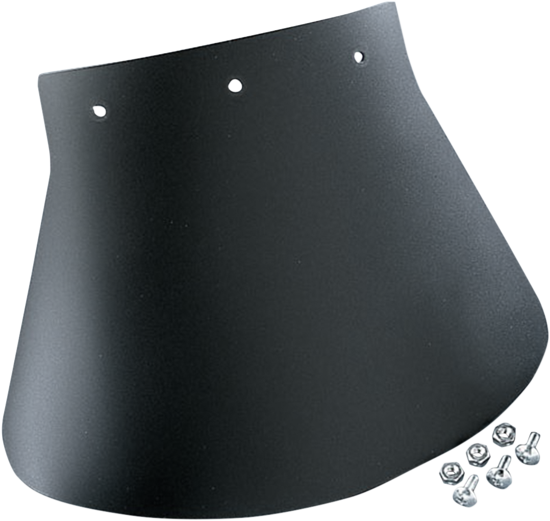 DRAG SPECIALTIES SEATS Large Mud Flap - Plain - 10-1/2" W x 8" H DS393701