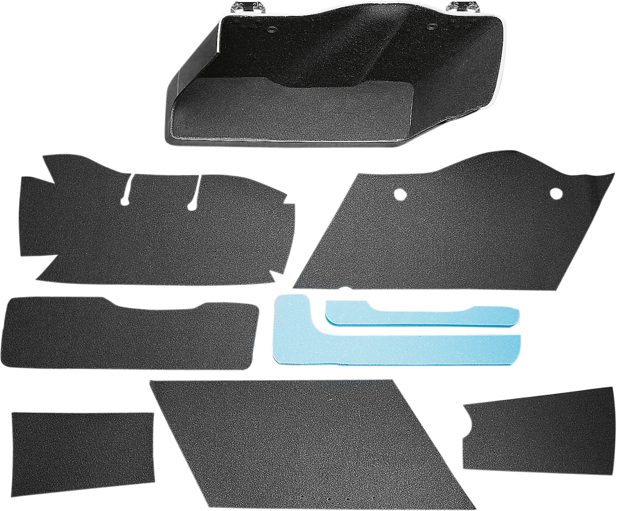 DRAG SPECIALTIES SEATS Saddlebag Lining Kit - Black - FL '93-'13 DS710116