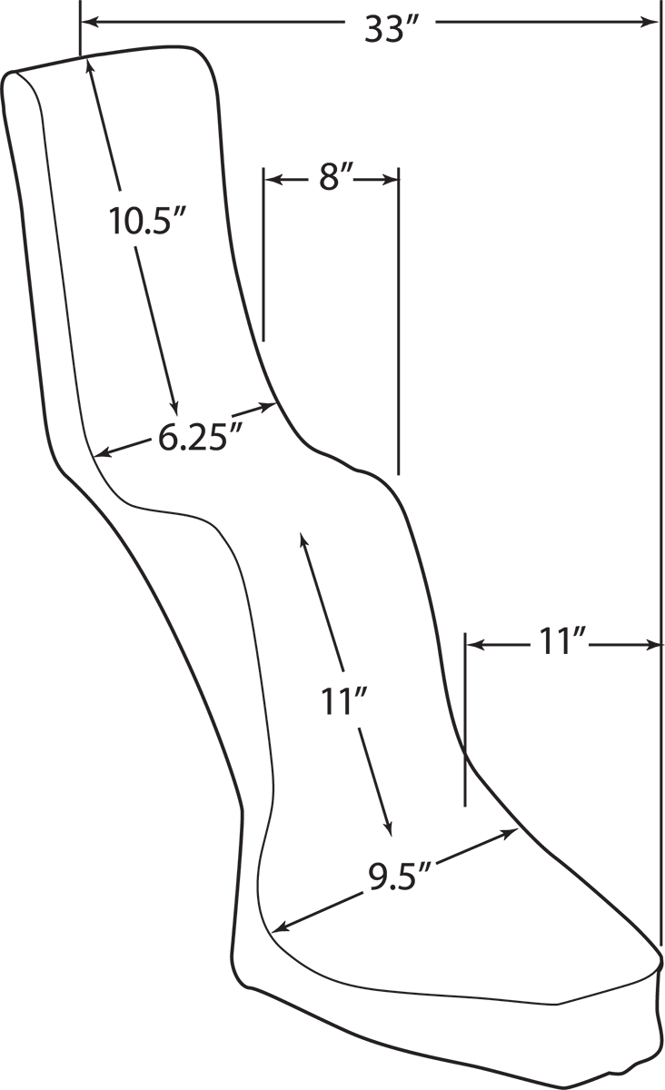DRAG SPECIALTIES SEATS King/Queen Seat - Diamond - Rigid DS907200