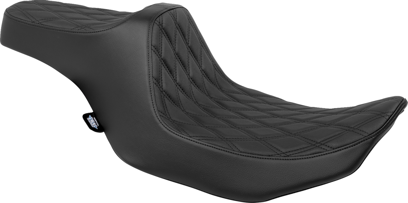 DRAG SPECIALTIES SEATS Predator III Seat - Double Diamond - Black - FLT/FLH '23-'24 4686B