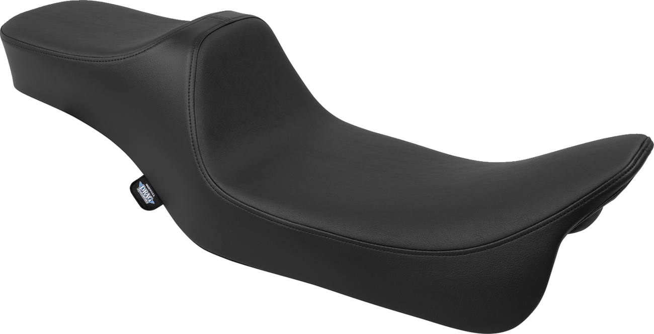 DRAG SPECIALTIES SEATS Predator III Seat - Extended Reach - Double Diamond - Black - FLH/FLT '08-'24 4687B