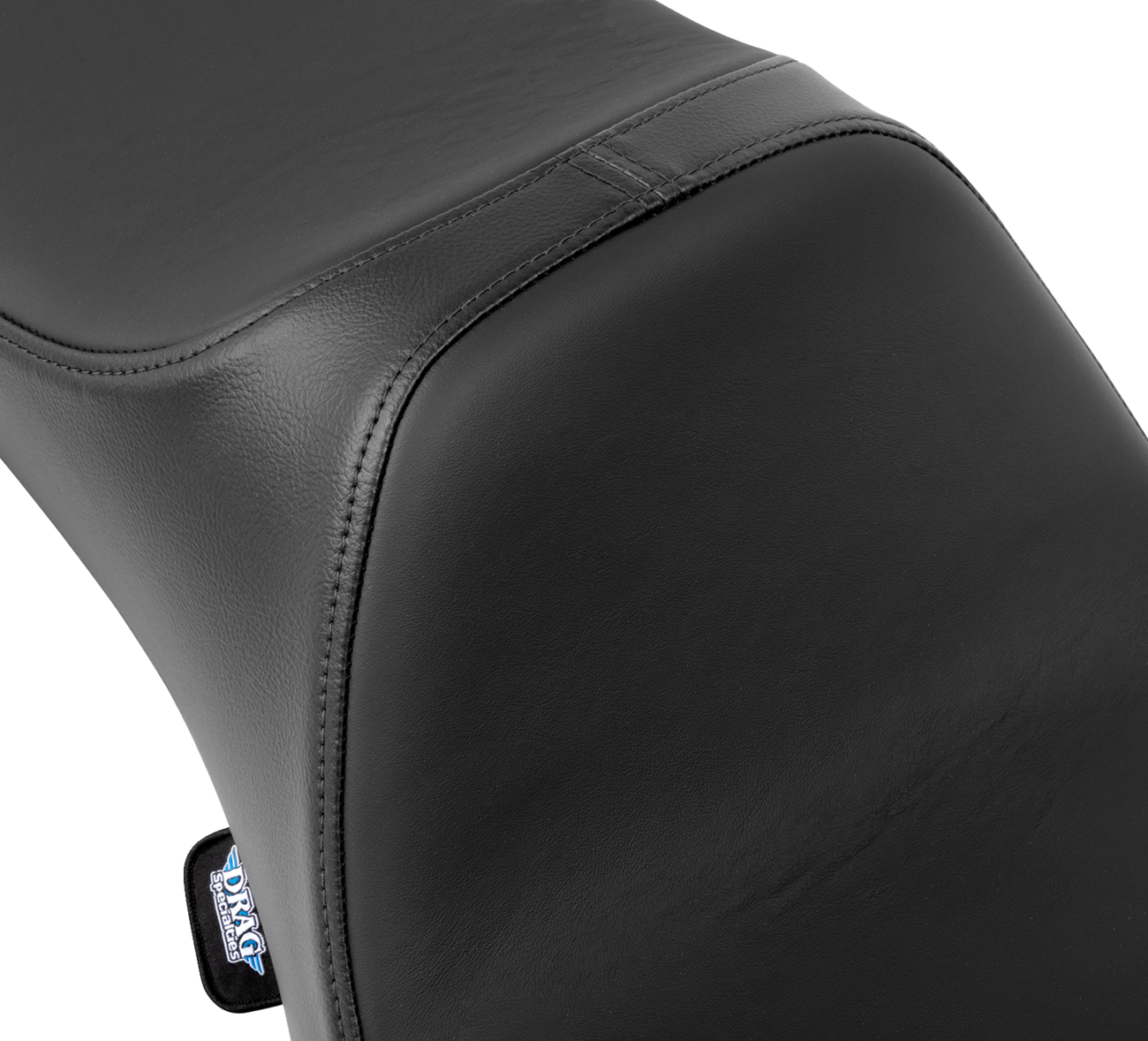 DRAG SPECIALTIES SEATS Predator III Seat - Extended Reach - Smooth - Black Solar Leather - FLH/FLT '08-'24 4687E