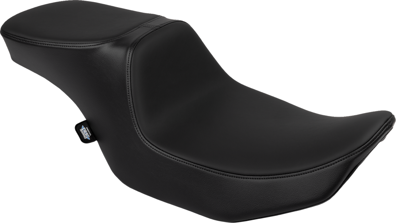 DRAG SPECIALTIES SEATS Predator 2-Up Seat - Solar Leather - Smooth - w/o Backrest - FLT/FLH '23-'24 4692E