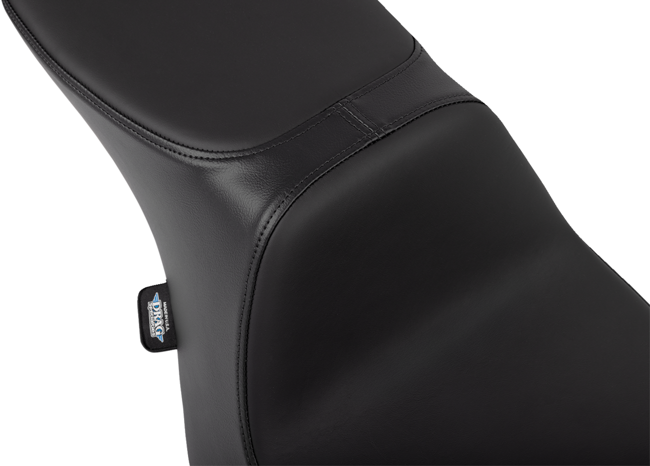 DRAG SPECIALTIES SEATS Predator 2-Up Seat - Solar Leather - Smooth - w/o Backrest - FLT/FLH '23-'24 4692E