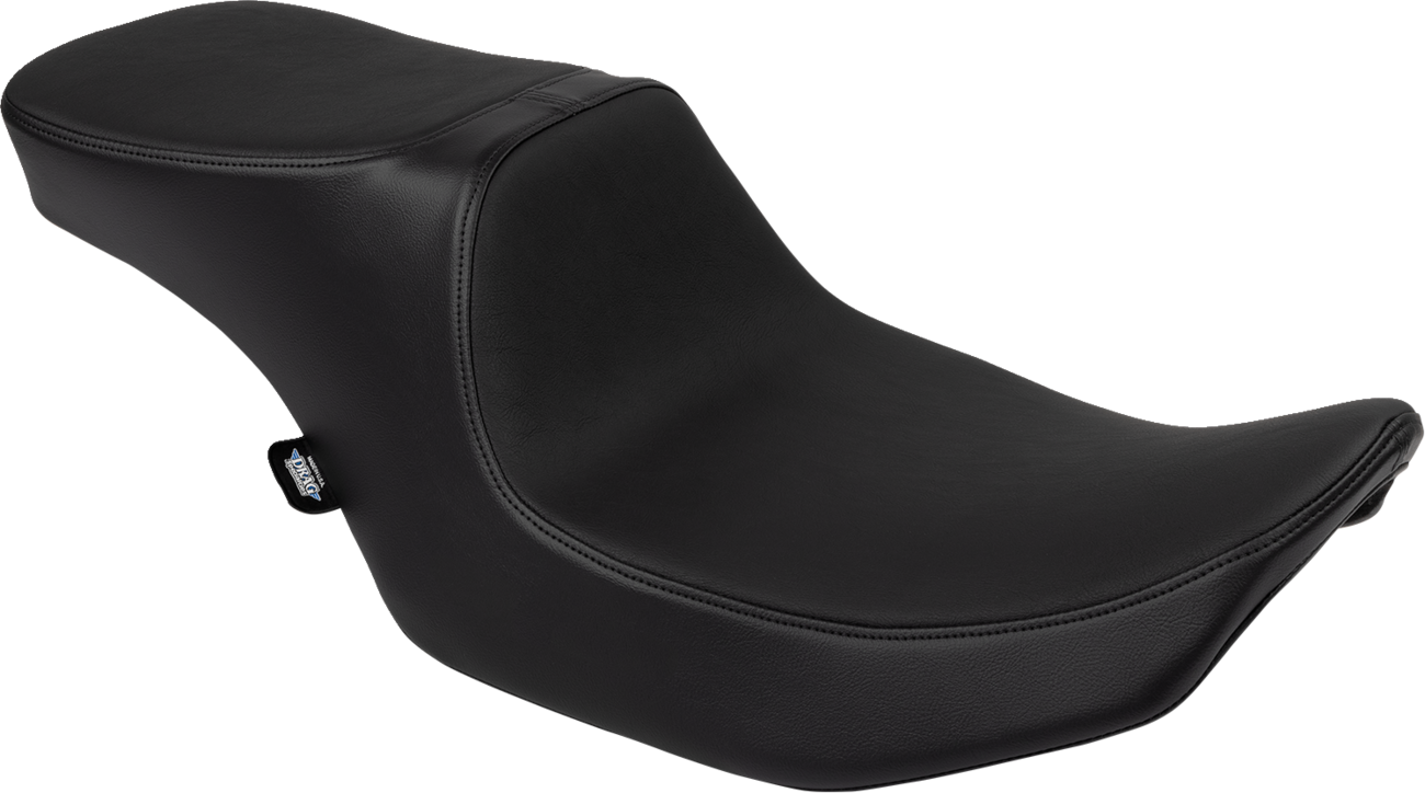 DRAG SPECIALTIES SEATS Predator 2-Up Seat - Vinyl - Smooth - w/o Backrest - FLTR/FLHX '23-'24 4692A