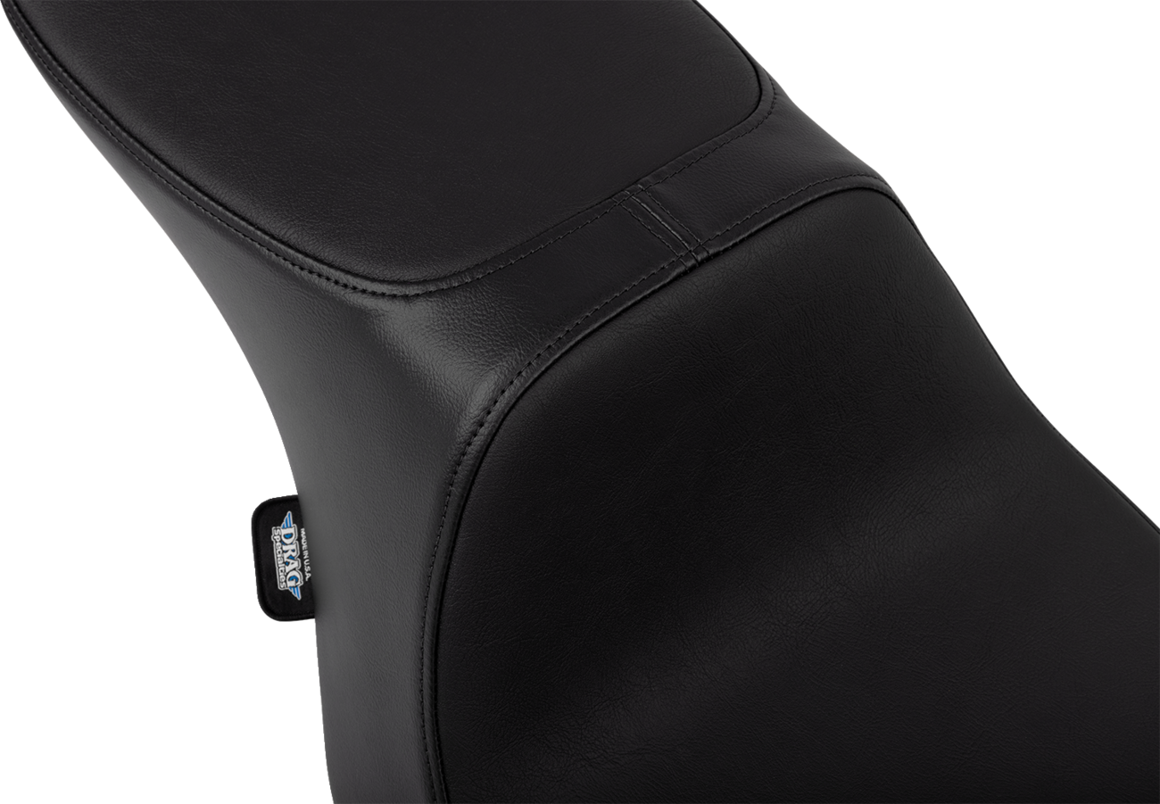 DRAG SPECIALTIES SEATS Predator 2-Up Seat - Vinyl - Smooth - w/o Backrest - FLTR/FLHX '23-'24 4692A