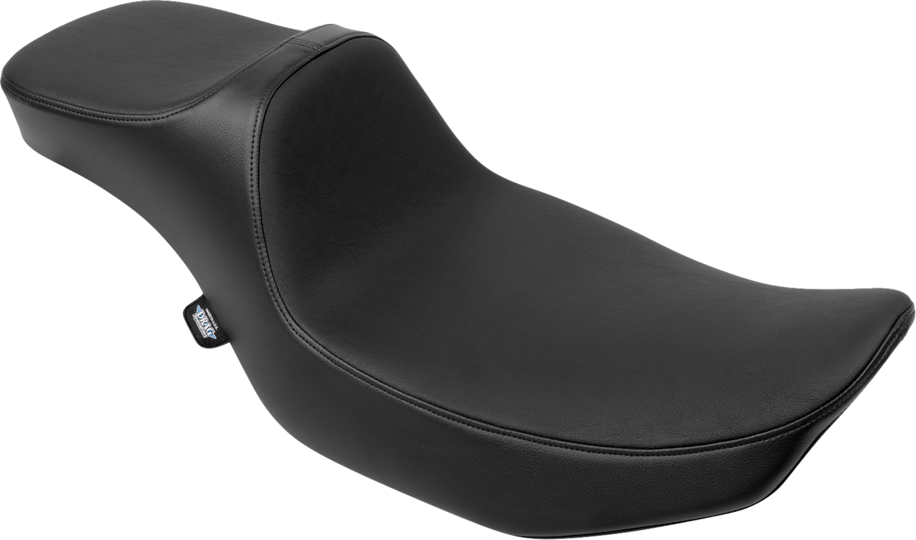 DRAG SPECIALTIES SEATS Extended Reach Predator III Seat - Smooth - Vinyl - FLH/FLT '23-'24 4705A