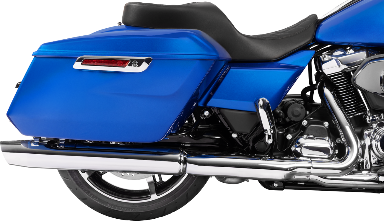 DRAG SPECIALTIES SEATS Forward Position Freedom Seat - Vinyl - Black Double Diamond Stitch - FLH/FLT '23-'25 4715B