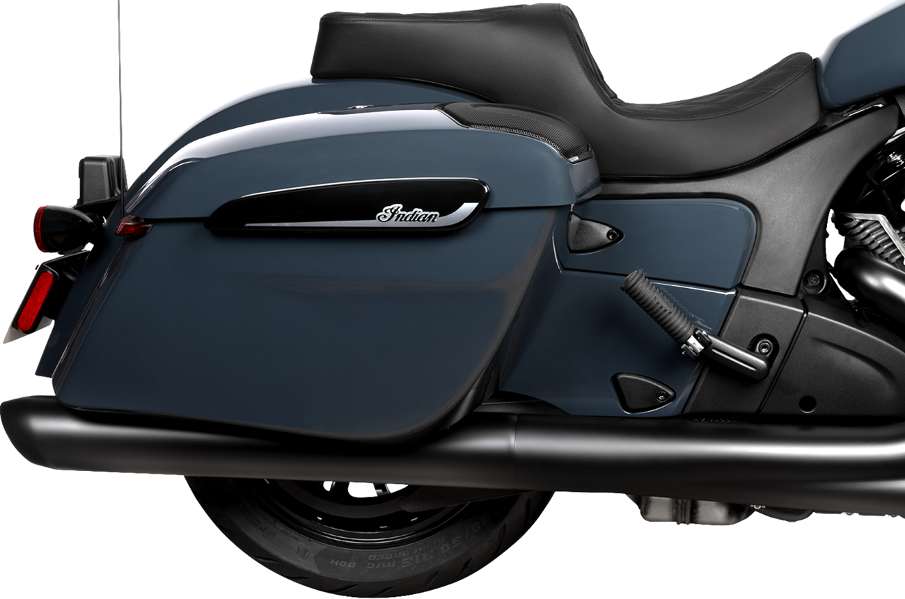DRAG SPECIALTIES SEATS Freedom Seat - Vinyl - Double Diamond Black Stitch - Challenger '20-'25/Chieftain '25 4722B