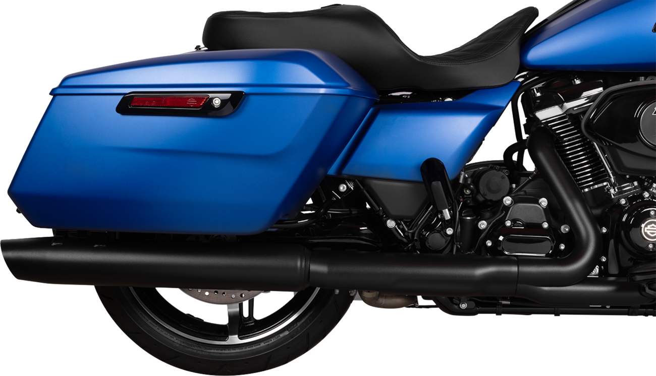 DRAG SPECIALTIES SEATS Freedom Seat - Solar Leather - Double Diamond Black Stitch - FLRT/FLTRT '15-'25 4724E