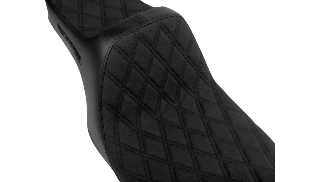 SLYFOX HighNoon Diamond Stitch Seat (Black Logo) Touring 97 -07