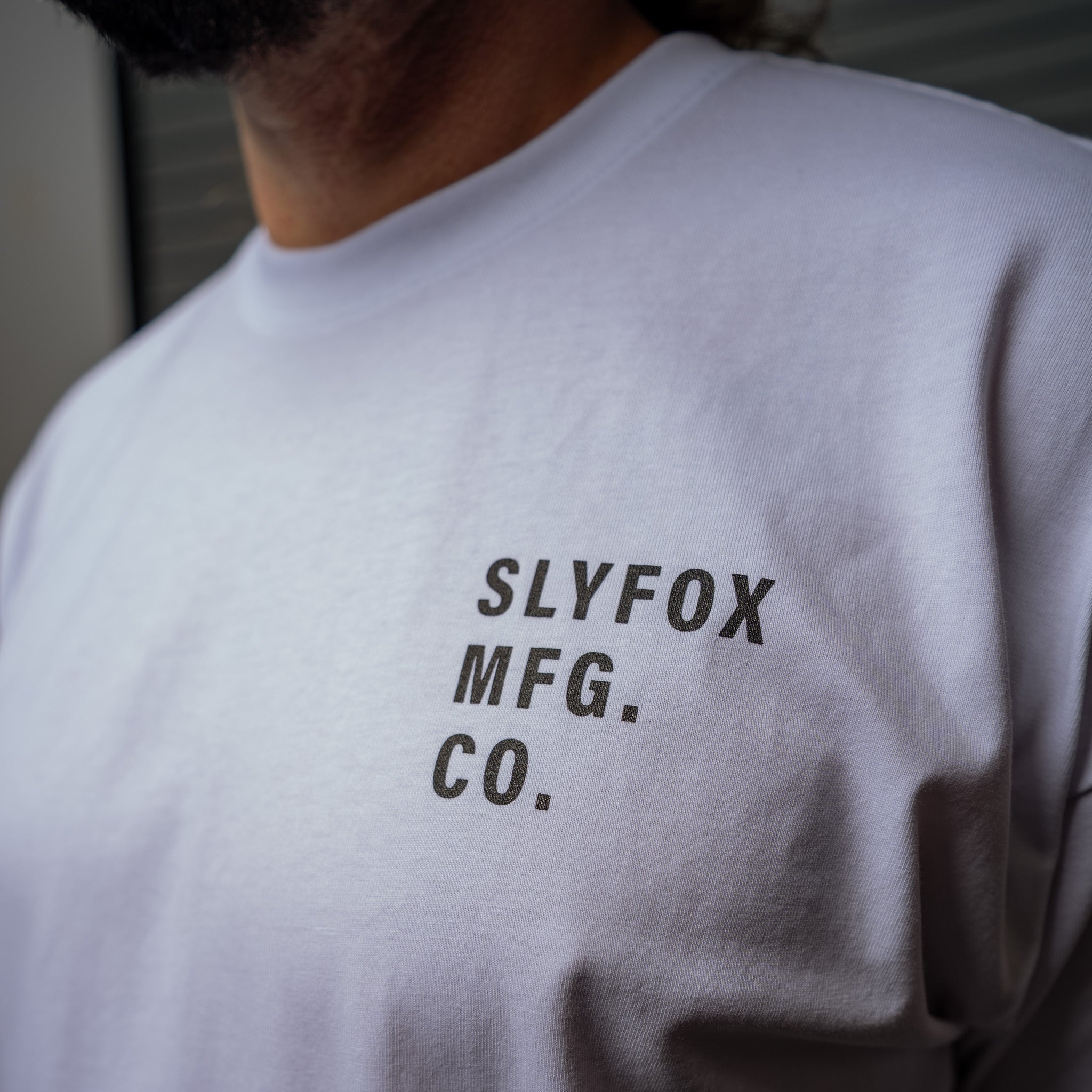 Slyfox "MFG" White T-Shirt