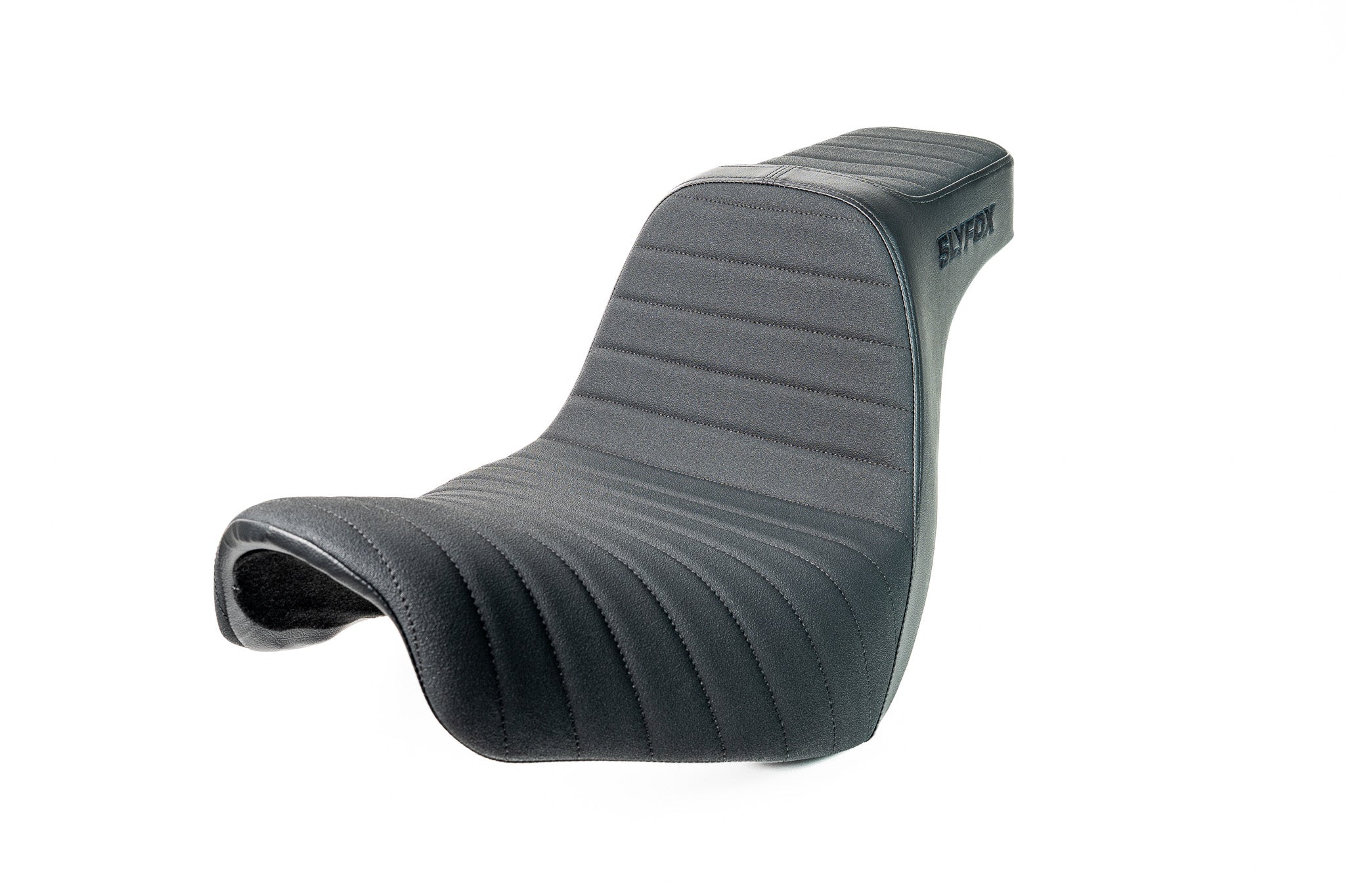 SLYFOX HighNoon Tuck N Roll Seat (Black Logo) Softail FXLRS/FXLRST - '18-'25