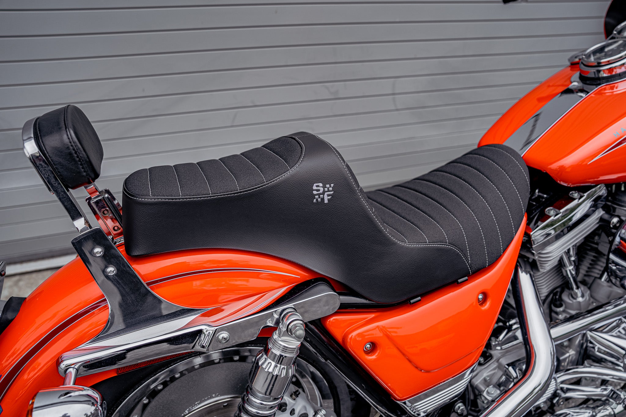 SLYFOX HighNoon Tuck N Roll Seat (Grey Logo) FXR