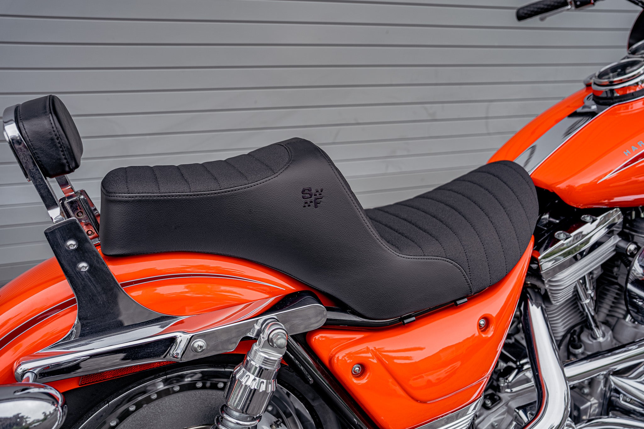 SLYFOX HighNoon Tuck and Roll Seat (Black Logo) FXR