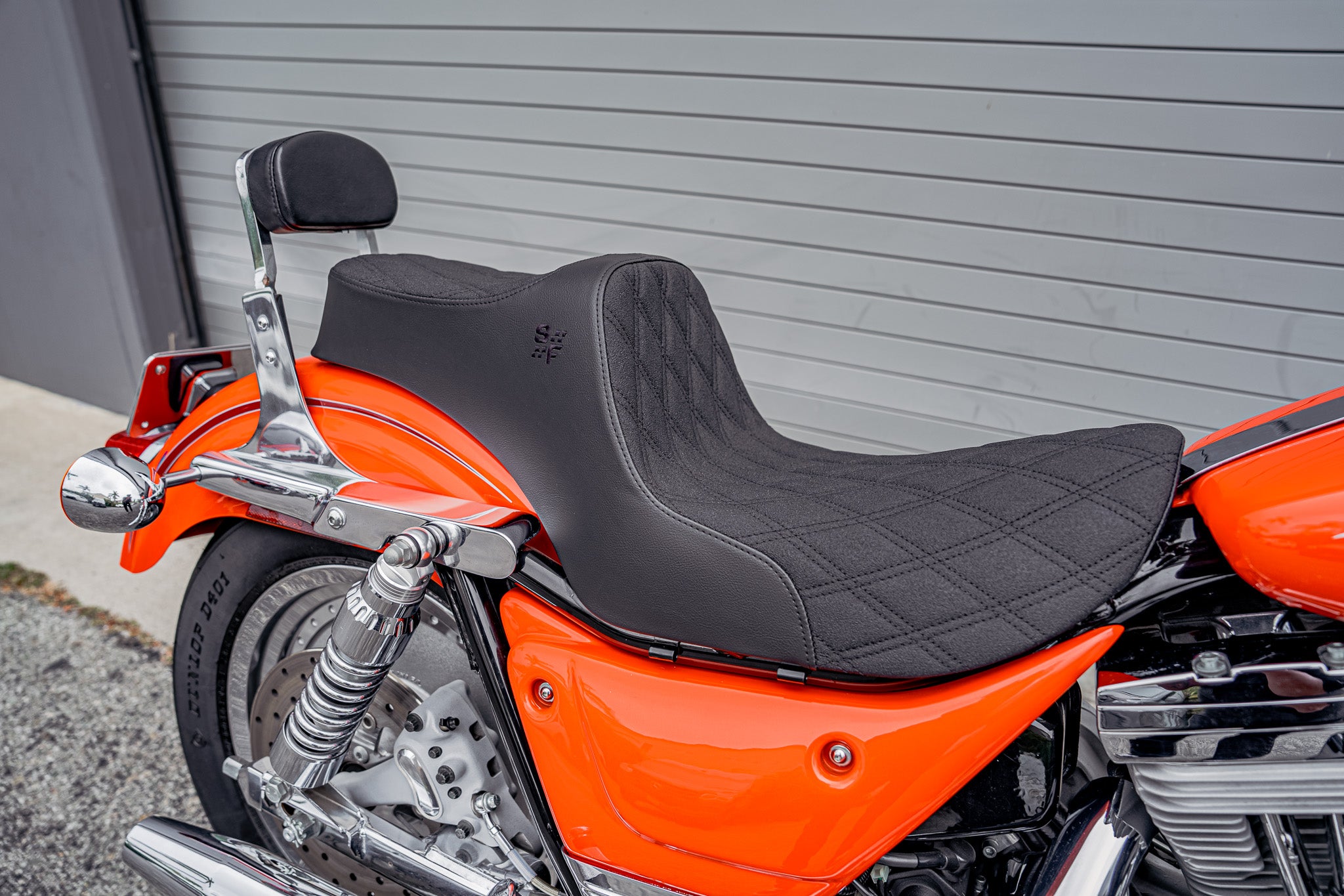 SLYFOX HighNoon Diamond Stitch Seat (Black Logo) FXR