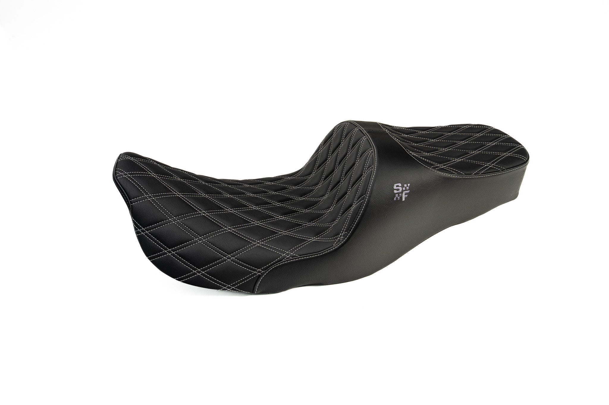 SLYFOX Chariot Diamond Stitch Seat (Grey Logo) Touring '97-'07
