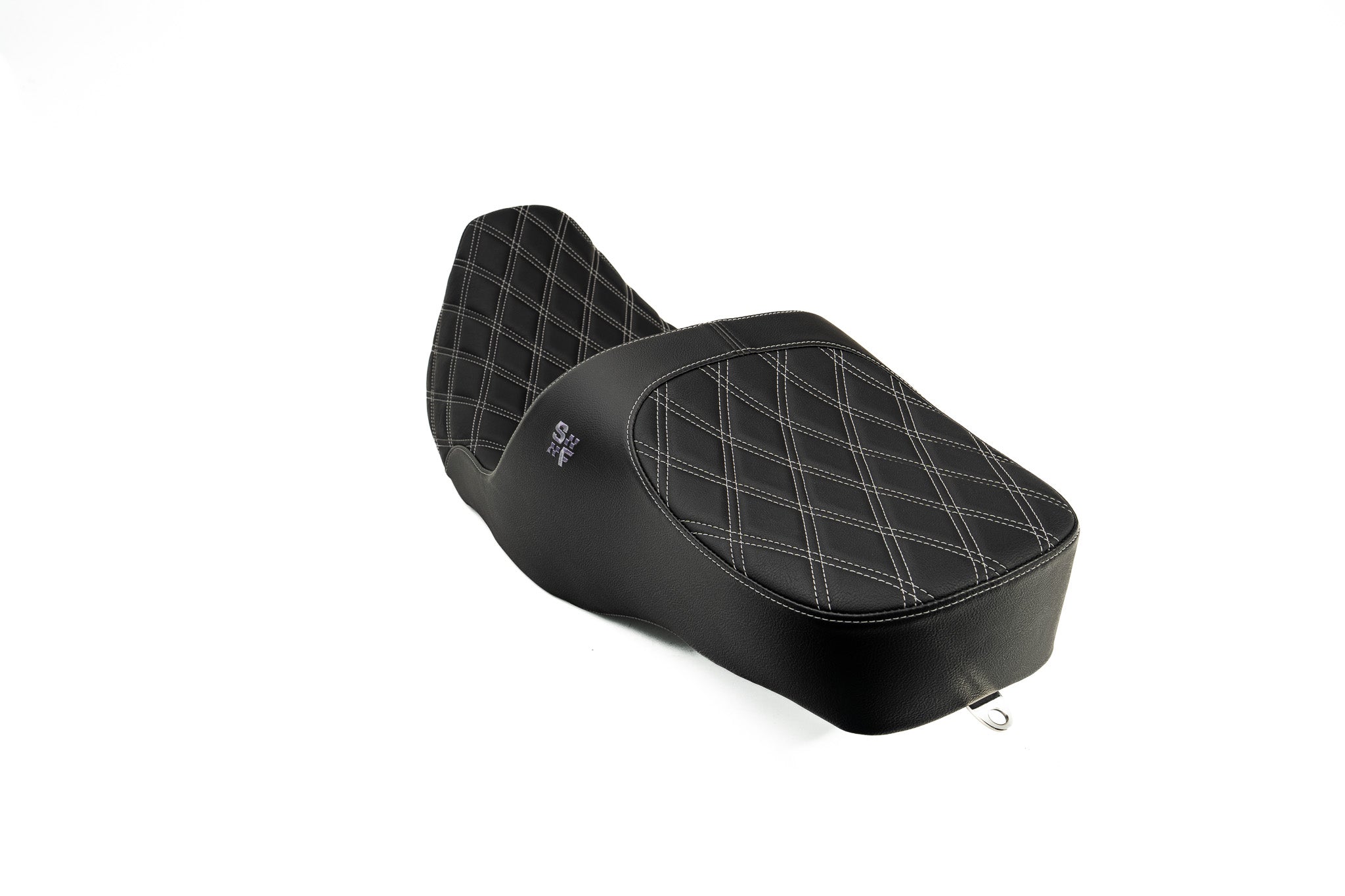 SLYFOX Chariot Diamond Stitch Seat (Grey Logo) Touring '97-'07