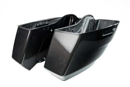 SLYFOX Carbon Saddlebag Bottoms (Gloss) 23.5+ Touring