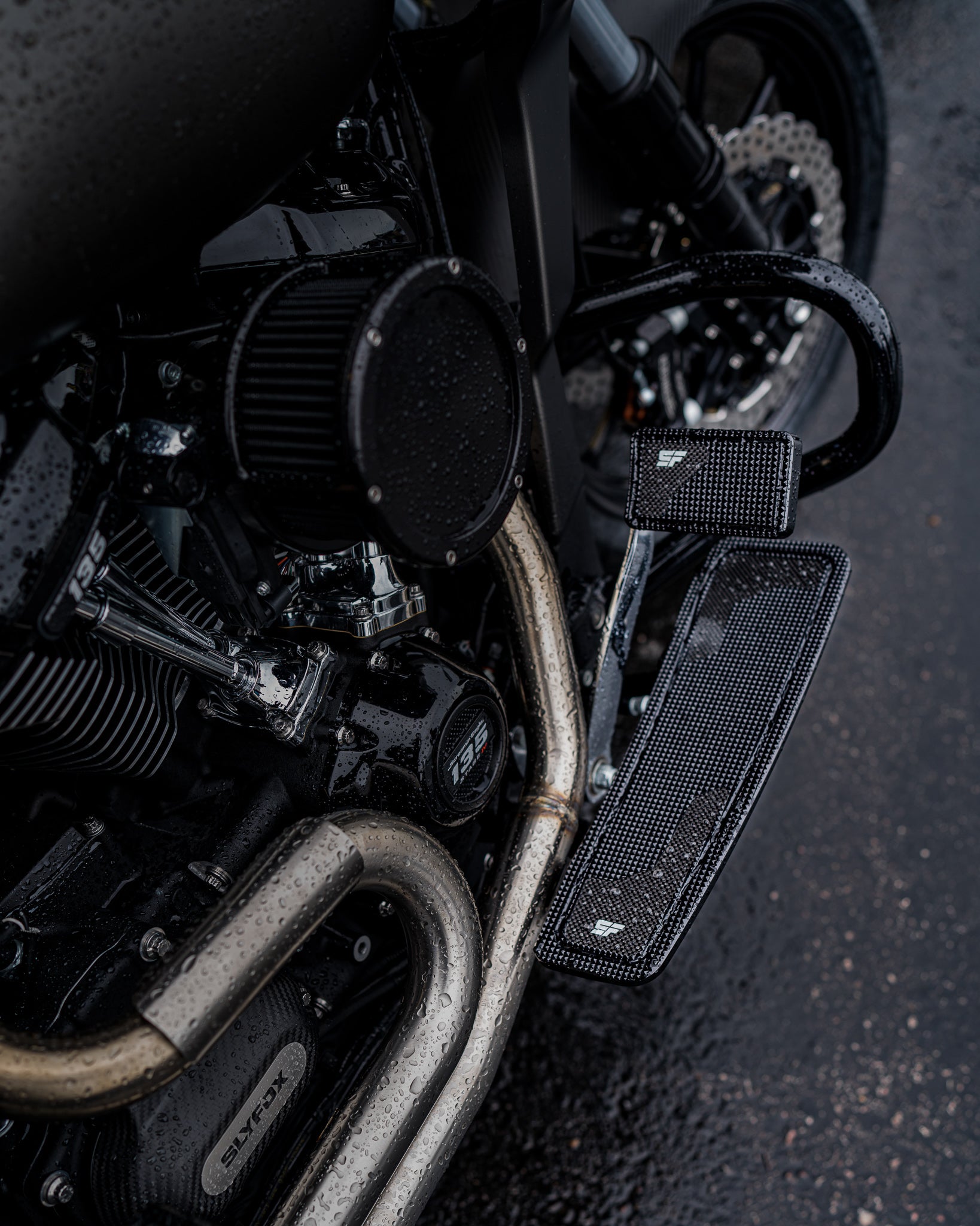Touring Brake Pedal - Black Anodized