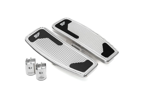 SLYFOX M8 Softail Front Mini Floorboards '17-'25 - Polished
