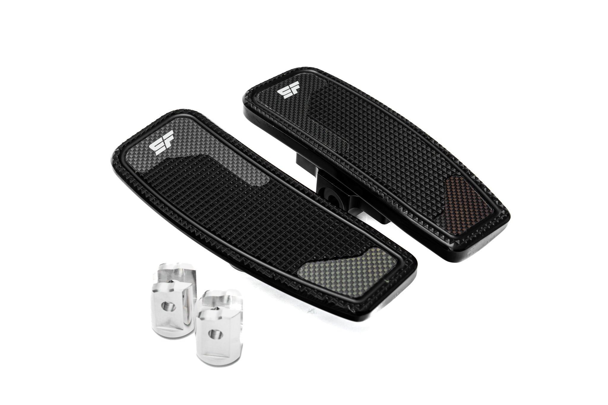 SLYFOX M8 Softail Front Mini Floorboards '17-'25 - Black
