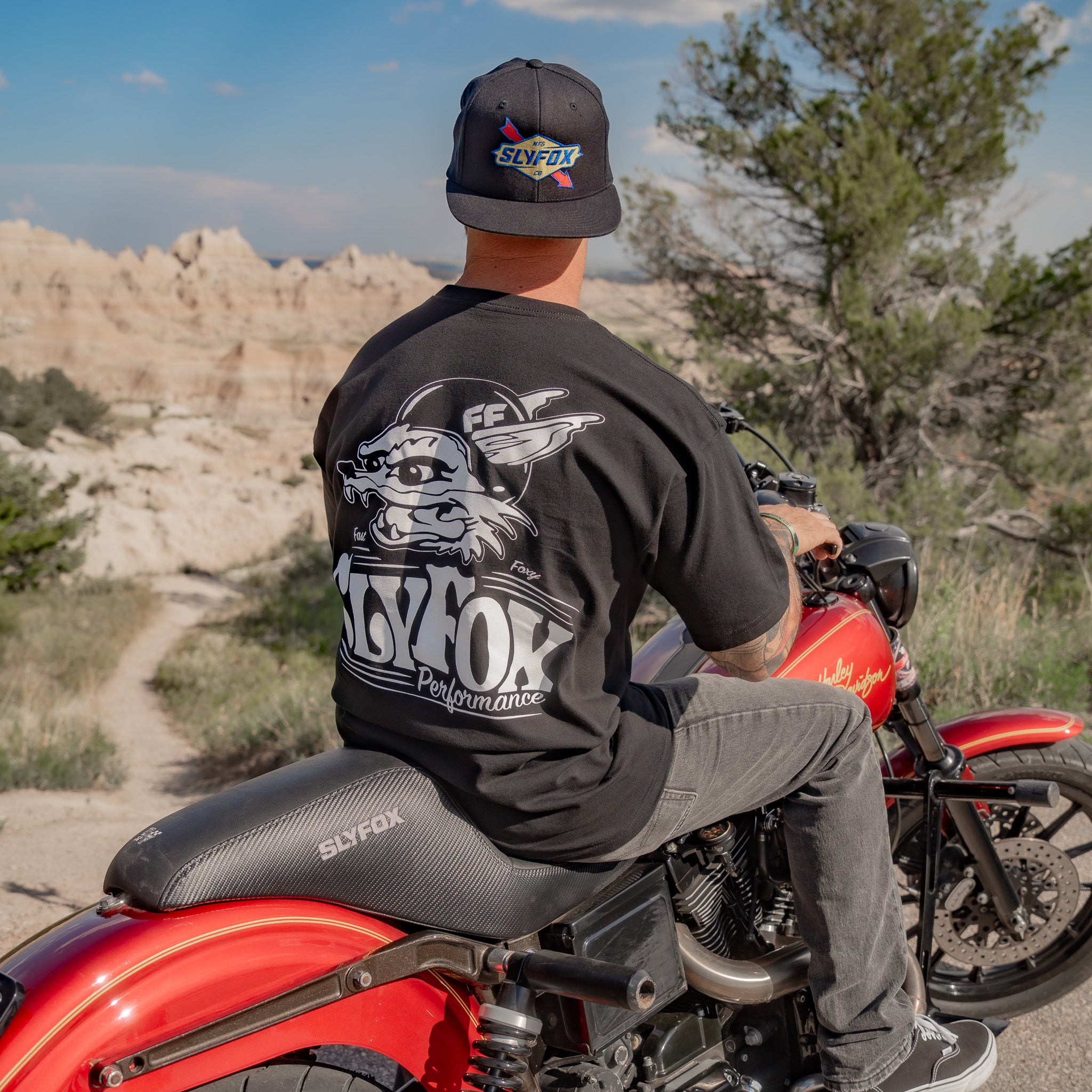 Slyfox "Fast Foxy" Black T-Shirt