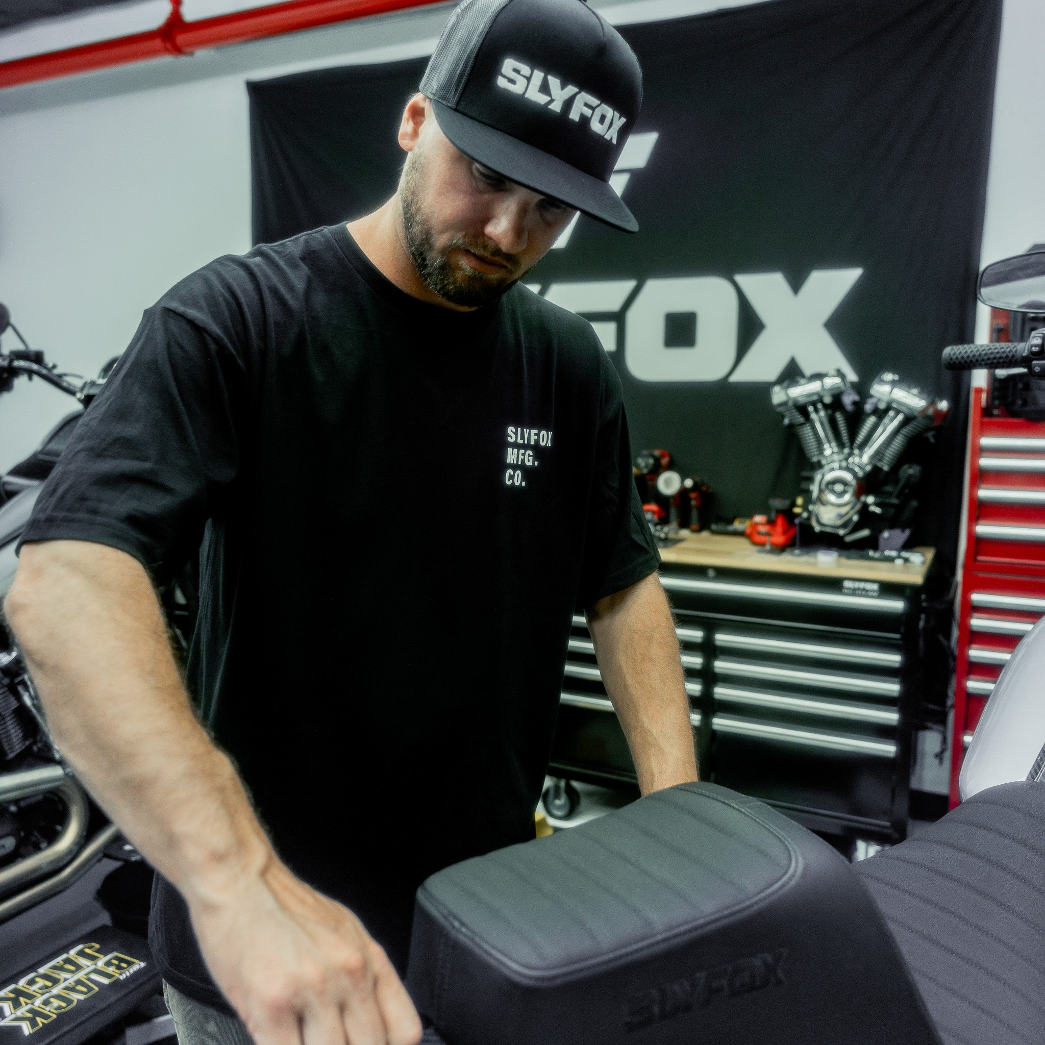 Slyfox "MFG" Black T-Shirt