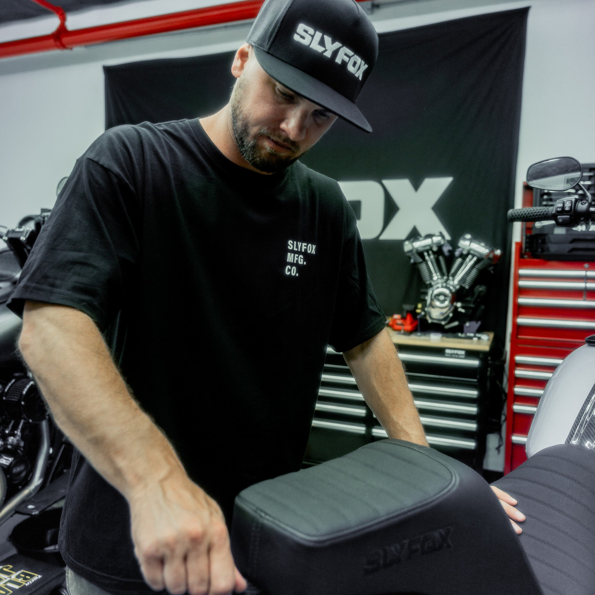 Slyfox "MFG" Black T-Shirt