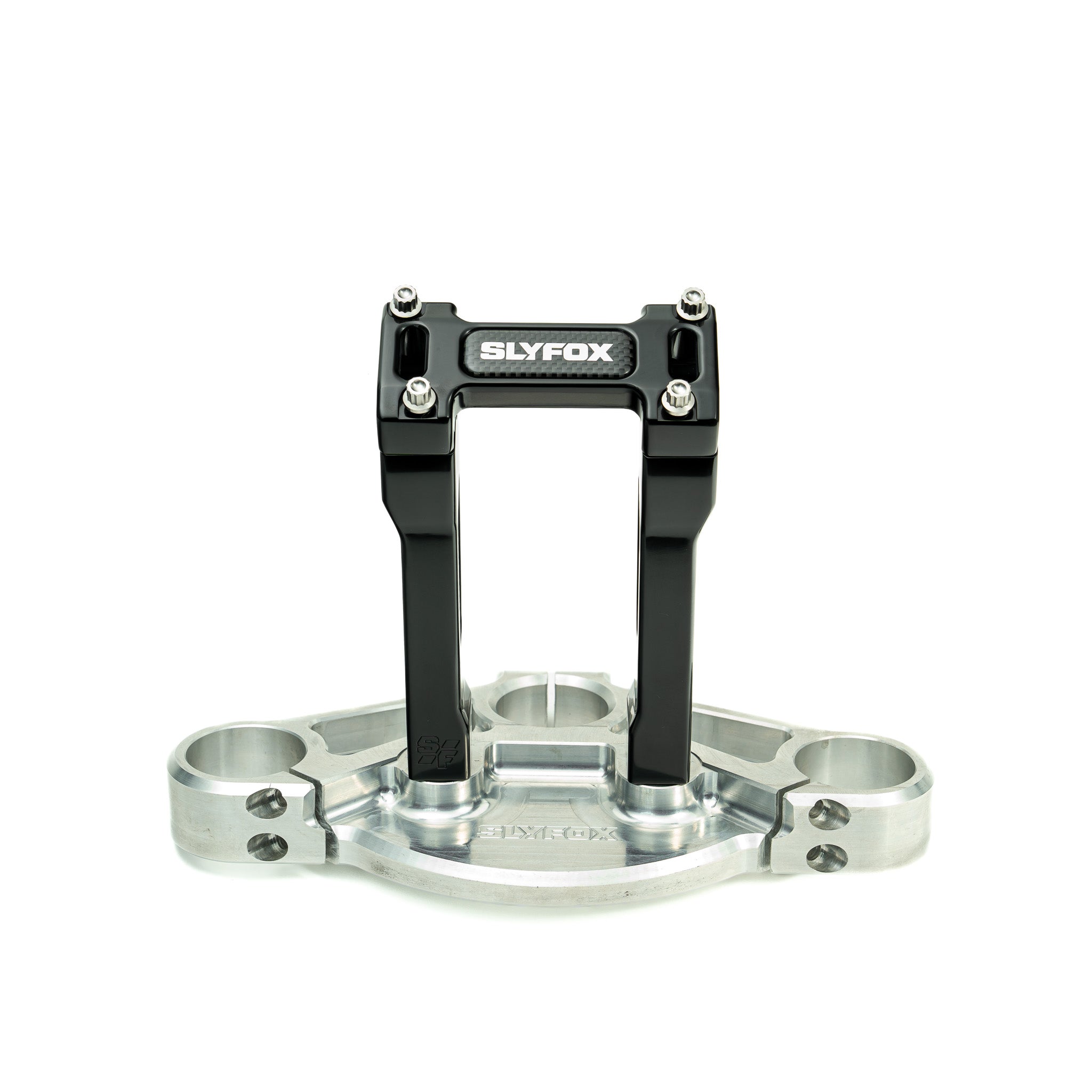 SLYFOX Riser - Straight - 1-1/8" Clamping - 6" Rise -BLACK