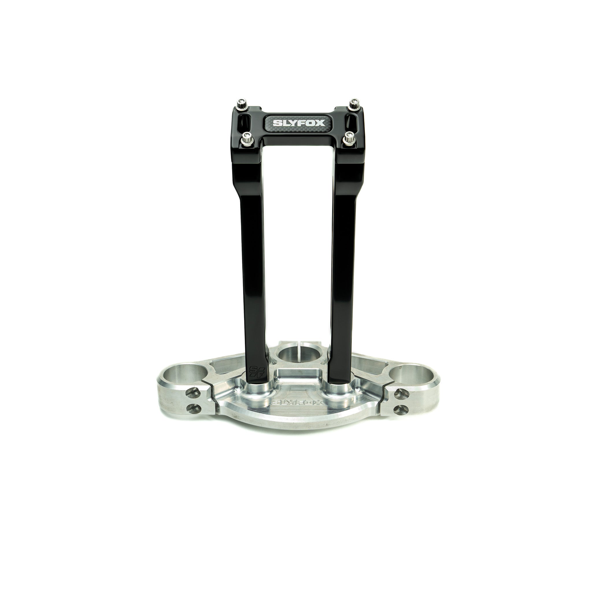 SLYFOX Riser - Straight - 1-1/8" Clamping - 10" Rise - BLACK