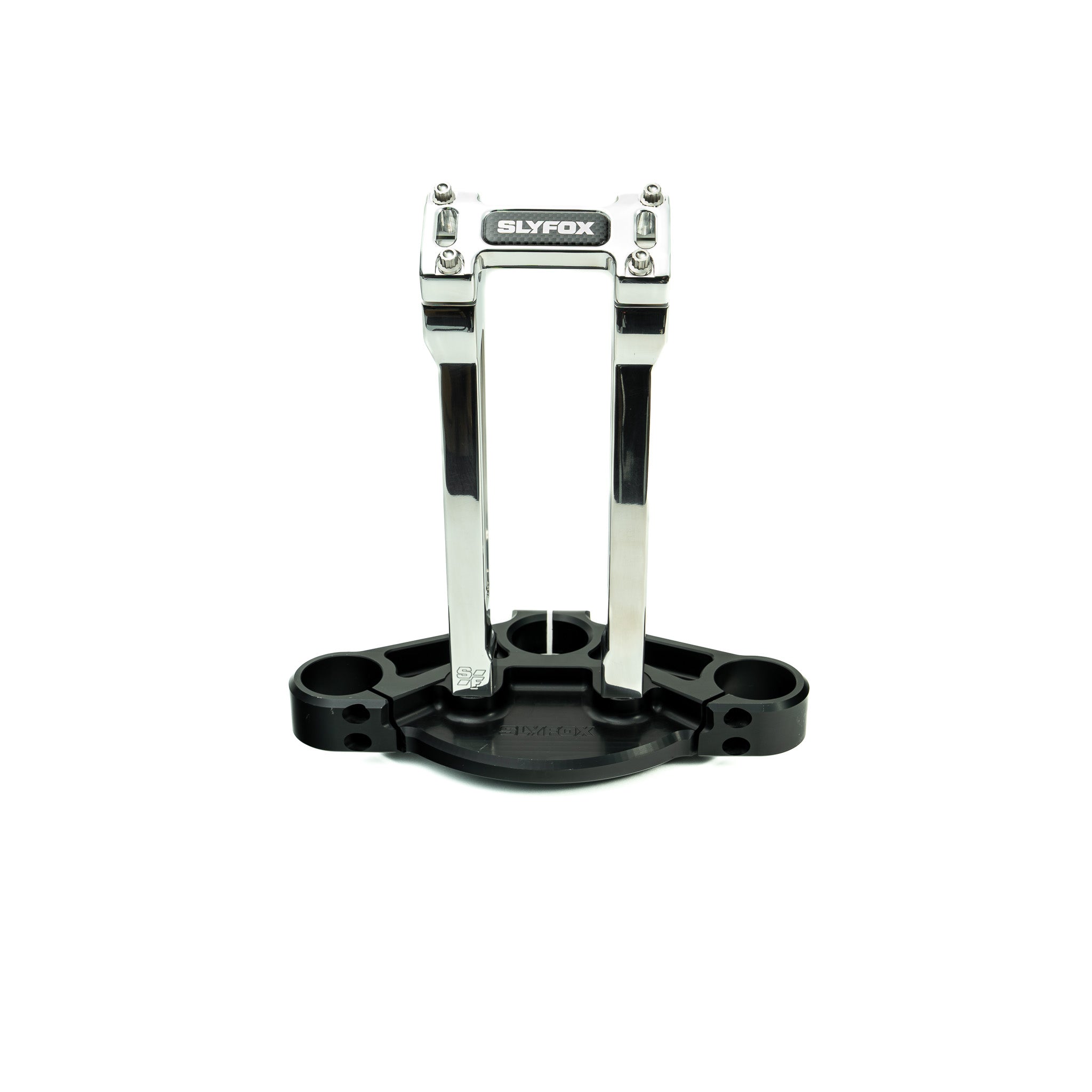 SLYFOX Riser - Straight - 1-1/8" Clamping - 10" Rise - POLISHED