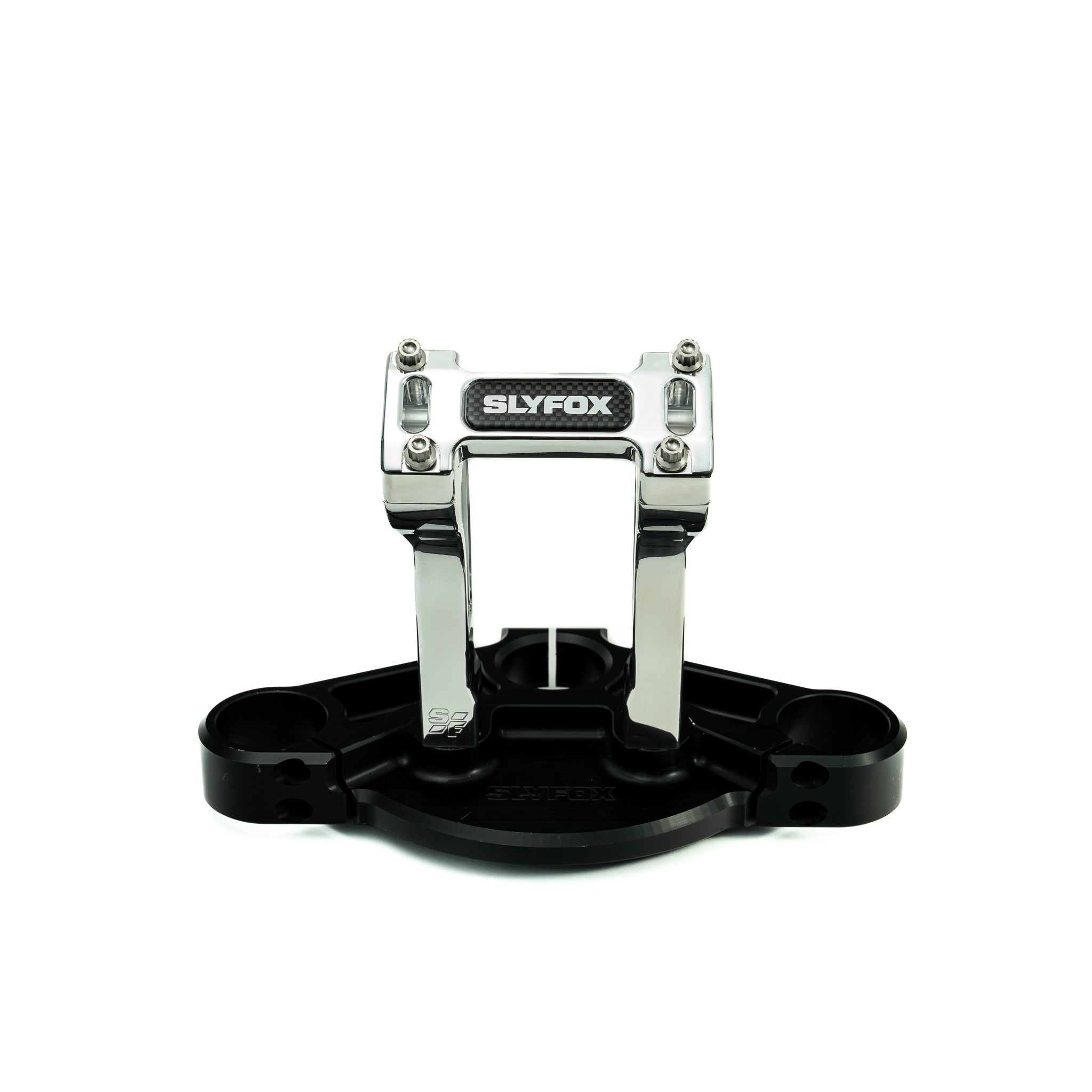 SLYFOX Riser - Pullback - 1-1/8" Clamping - 6" Rise - POLISHED